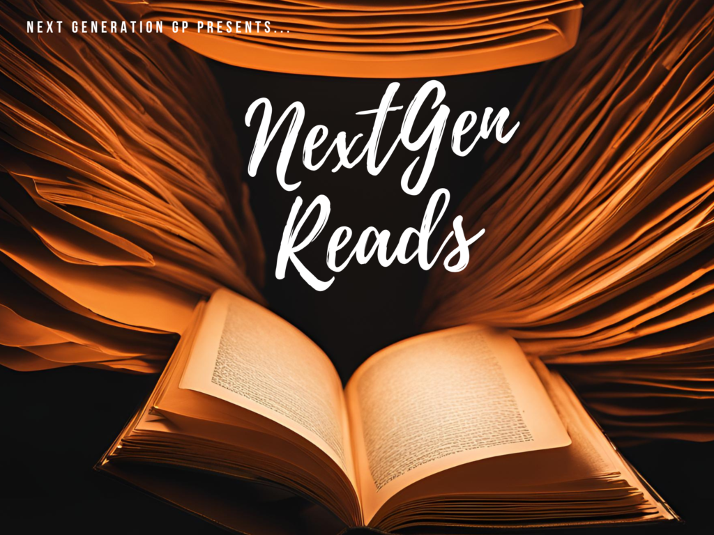 The header image of a book on an orange background